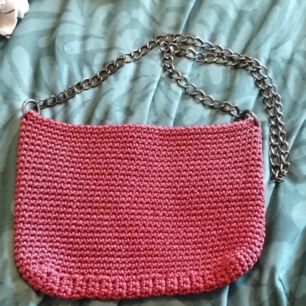 Handcrafted Red Crochet Bag